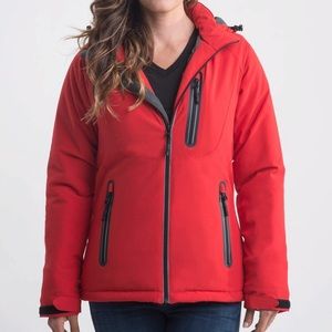 Tesla Red Softshell Coat